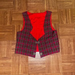 Plaid Corset Top
